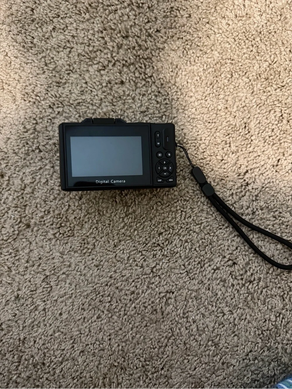 Compact 4K Digital Camera in Black - 64MP